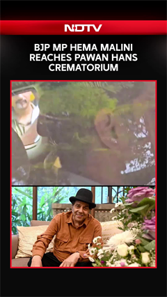 Dharmendra Death | BJP MP & Dharmendra's Wife Hema Malini Reaches Pawan Hans Crematorium