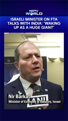 Israeli Minister Nir Barkat On FTA Talks With India: "Waking Up As a Huge Giant"