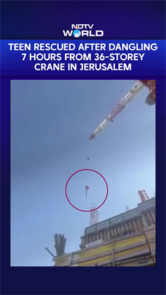 Teen Wanting To 'See The View' Rescued After Dangling For Hours From 36-Storey-High Crane