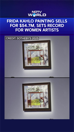 Frida Kahlo's Self Portrait Fetches $54.7 Million, Sets New Record For Female Artists