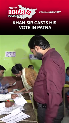 Khan Sir Casts His Vote, Appeals To First-Time Voters In Patna
