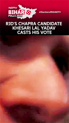 RJD's Chapra Candidate & Singer-Actor Khesari Lal Yadav Casts His Vote