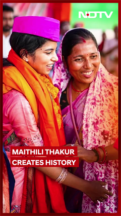 Maithili Thakur, Singer-Turned-Politician, Becomes Bihar’s Youngest MLA