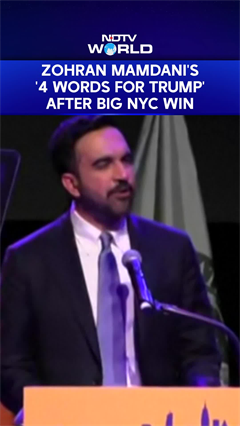 Zohran Mamdani's "4 Words For Donald Trump" After Big New York Win
