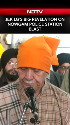 J&K L-G Manoj Sinha Makes Big Revelation On Nowgam Police Station Blast