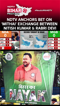 NDTV Anchors Bet On ‘Mithai’ Exchange Between Nitish Kumar & Rabri Devi