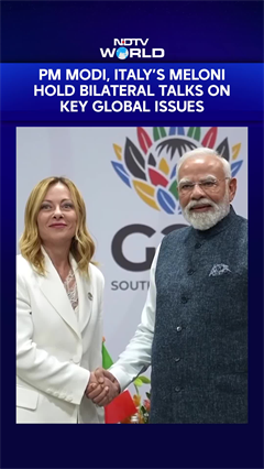 Video: PM Modi, Italy’s Meloni Hold Bilateral Talks On Key Global Issues