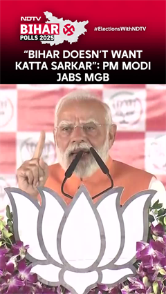 Bihar Elections | "Bihar Doesn't Want Katta Sarkar": PM Modi Takes Jibe At MGB In Aurangabad