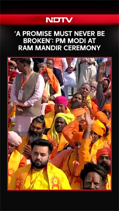Ayodhya News | ‘A Promise Must Never Be Broken’: PM Modi At Ram Mandir Ceremony