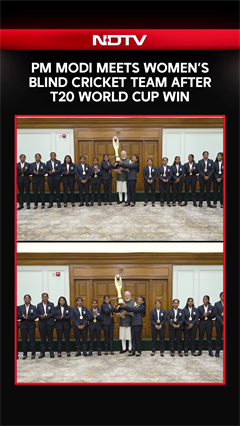 PM Modi Meets Women’s Blind Cricket Team After T20 World Cup Win