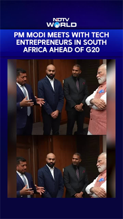G20 Summit | PM Modi Meets Indian-Origin Tech Entrepreneurs In South Africa Ahead Of G20 Summit