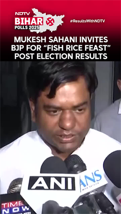 Bihar Elections Result | Mukesh Sahani Invites BJP For "Fish Rice Feast" Post Election Result