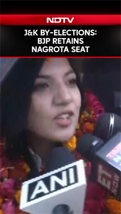BJP Retains Nagrota Seat in Jammu And Kashmir By-Elections With Devyani Rana's Win
