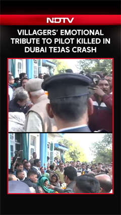 Villagers Pay Emotional Tribute To Wing Commander Namansh Syal Killed Dubai Tejas Crash