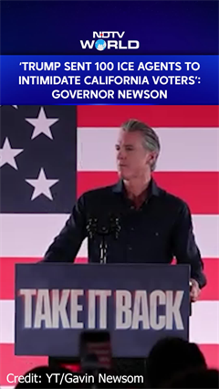 Gavin Newsom: Trump 'Sent ICE Agents To Intimidate California Voters'