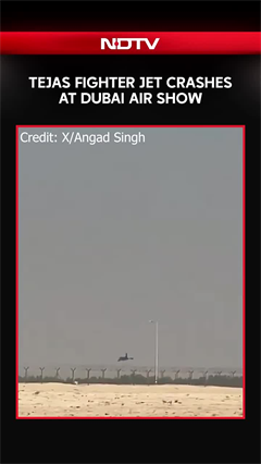 Tejas Fighter Jet Crashes At Dubai Air Show, Pilot Killed