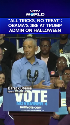 Obama On Trump | "Every Day Is Halloween, All Tricks, No Treat": Obama On Trump Administration