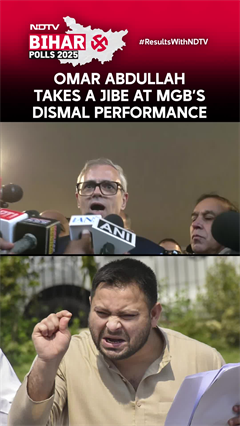Bihar News Today | J&K CM Omar Abdullah Takes a Jibe at MGB’s Dismal Performance In Bihar