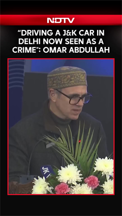 Video: “Driving A J&K-Registered Vehicle In Delhi Treated Like A Crime”: Omar Abdullah