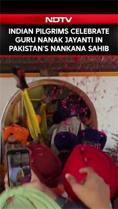 Indian Pilgrims Celebrate The 556th Birth Anniversary Of Guru Nanak Dev In Pakistan's Nankana Sahib