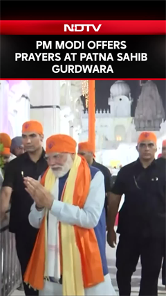 PM Modi Visits & Offers Prayers At Bihar's Patna Sahib Gurdwara
