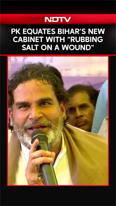 PK Equates Bihar’s New Cabinet With “Rubbing Salt On A Wound”