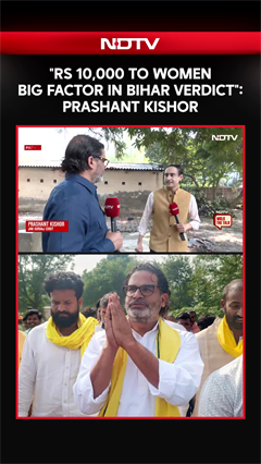 "Rs 10,000 To Women Big Factor In Bihar Verdict": Prashant Kishor On NDA's Win