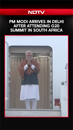 PM Modi Lands In Delhi After Attending In The 2025 G20 Summit In South Africa
