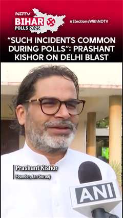 “Such Incidents Common During Polls”: Prashant Kishor On Red Fort Blast Amid Bihar Elections
