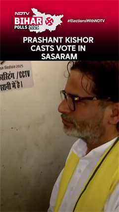 Prashant Kishor Casts Vote In Sasaram