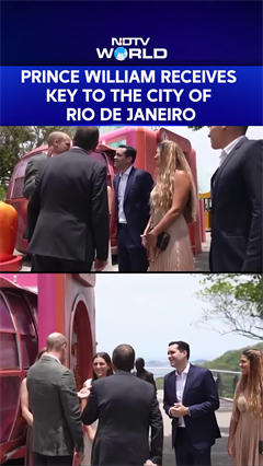 Prince William Given Keys To The City In Rio De Janiero Welcome Ceremony
