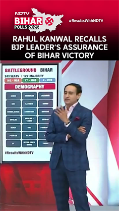 Rahul Kanwal Recalls BJP leader’s Confidence About Bihar Win During Campaign