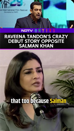 Raveena Tandon Shares How She Got Her Big Break Opposite Salman Khan: "Nepotism Is Too Over-Hyped"