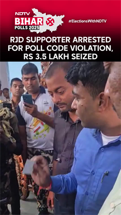 RJD Supporter Saba Khan Arrested In Motihari, ₹3.5 Lakh Cash Seized