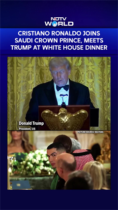 Cristiano Ronaldo Joins Saudi Crown Prince, Meets Donald Trump At White House Dinner