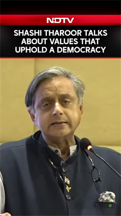 Shashi Tharoor Talks About Upholding Values Of Democracy At Jyoti Komireddy Memorial Lecture