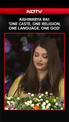 Video: Aishwarya Rai Reflects On Teachings Of Sri Satya Sai Baba