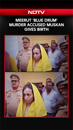 Video : Meerut 'Blue Drum' Murder Accused Muskan Gives Birth To Baby Girl
