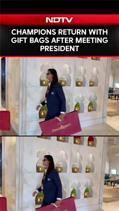 Women World Cup Champions Return With Gift Bags After Meeting President