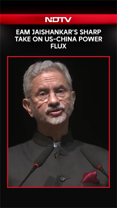 EAM Jaishankar Calls Out US-China Power Flux, Warns Of A Fragmenting World Order