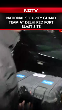 Delhi Red Fort Blast News | National Security Guard Team At Delhi Red Fort Blast Site