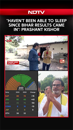 "Haven't Been Able To Sleep Since Bihar Results Came In": PK To NDTV