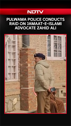 Pulwama Police Conducts Raid On Jamaat-e-Islami Advocate Zahid Ali