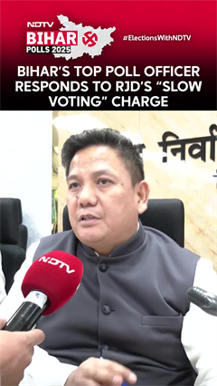 Bihar’s Top Election Official Dismisses RJD’s Allegations Of “Slow Voting”