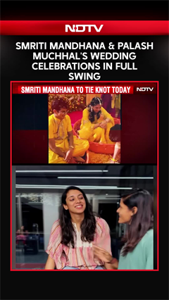 Video: Smriti Mandhana And Palash Muchhal's Wedding Celebrations In Full Swing