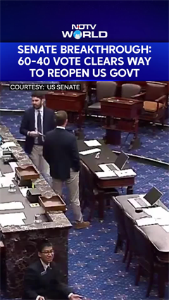 US Senate Passes 60-40 Vote To Reopen Government After Record 40-Day Shutdown