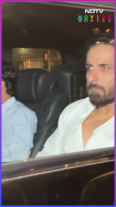 Actor Sonu Sood Arrives At Late Actor Dharmendra’s Prayer Meet