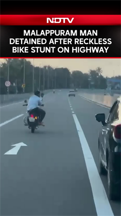 Malappuram Youth Held By Locals After Performing Stunts On Highway