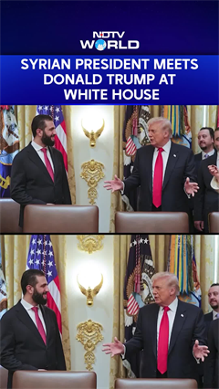 Trump Hosts Syria's Ahmed Sharaa In 1st-Ever Visit By Syrian Leader To US