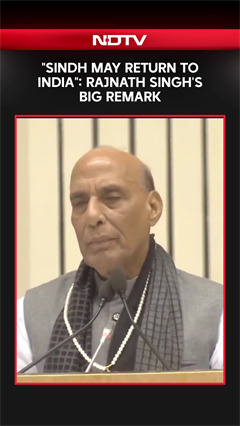 "Borders Can Change...Sindh May Return To India": Rajnath Singh's Big Statement